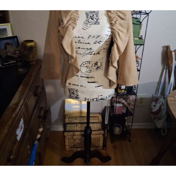 Anthropologie Tabitha Tan Ruffle Jacket Size 6 - Picture 3 of 12